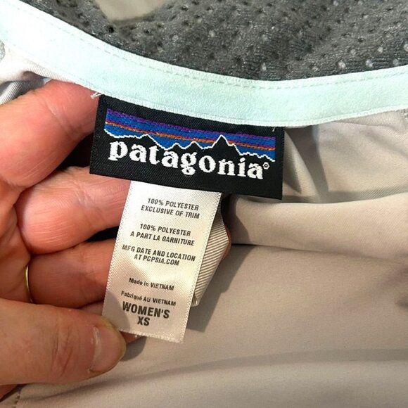 Patagonia Windshield Jacket XS Gray Women EUC Stretch Lightweight Hike Outdoor - Picture 8 of 9